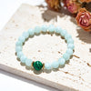 Evolvegem "Amazonite Moonbeam" Amazonite Malachite Bracelet