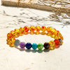 Evolvegem "Sun Chroma" Amber Chakra Tree of Life Bracelet