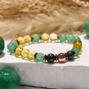Evolvegem "Chloris Cascade" Citrine Green Aventurine Success Bracelet