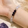 Evolvegem "Velvet Frost" Angel Aura Quartz Amethyst Bracelet