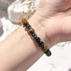 Obsidian Tiger Eye Power Link Bracelet