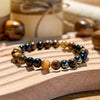 Obsidian Tiger Eye Power Link Bracelet