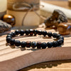 Lava Stone Pulse Band Bracelet