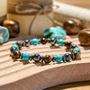 Turquoise Tiger Hematite Power Beads Bracelet