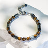 Hematite Tiger Eye Spirit Beads Bracelet