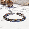 Tiger Eye Hematite Power Link Bracelet