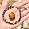 Tiger Eye Hematite Power Link Bracelet