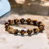 "Enigmatic Tiger Pulse" Golden Tiger Eye Bracelet