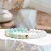 "Serenity Blossom" Amazonite Moonstone Bracelet