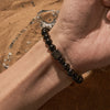 Evolvegem "Shadow Enigma" Cube Lava Stone Bracelet