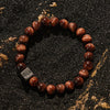Evolvegem "Shadow Enigma" Cube Lava Stone Bracelet