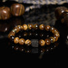 Evolvegem "Shadow Enigma" Cube Lava Stone Bracelet