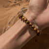 Evolvegem "Shadow Enigma" Cube Lava Stone Bracelet