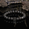 Evolvegem "Shadow Enigma" Cube Lava Stone Bracelet