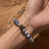Evolvegem "Shadow Enigma" Cube Lava Stone Bracelet