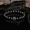 Evolvegem "Shadow Enigma" Cube Lava Stone Bracelet