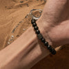 Evolvegem "Shadow Enigma" Cube Lava Stone Bracelet