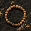Evolvegem "Shadow Enigma" Cube Lava Stone Bracelet