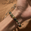 Evolvegem "Shadow Enigma" Cube Lava Stone Bracelet