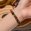 "Golden Fortune" Chakra Tiger Eye Elephant Pendant Bracelet