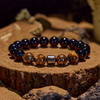 Evolvegem "Eclipse Ember" Hematite Tiger Eye Obsidian Bracelet