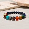 "Celestial Harmony" Cosmic Galaxy Chakra Stone Bracelet