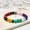 "Chakra Bliss" Natural Stone Chakras Bracelet