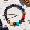 "Celestial Harmony" Cosmic Galaxy Chakra Stone Bracelet