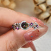 "Lunar Blossom" Alexandrite Branch Leaf Ring