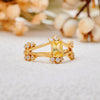 "Golden Radiance" Baguette Cut Citrine Ring