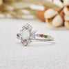 "Lunar Enchantress" Triple Goddess Opal Ring