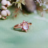 "Luna Bloom" Moonstone Pearl Ring