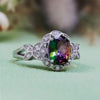 "Mystic Blossom" Alexandrite Butterfly Carved Ring