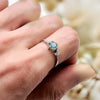 Evolvegem "Verdant Dream" Moss Agate Leaf Wrap Ring