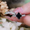 Evolvegem "Celestial Sand" 2Pcs Blue Sandstone Ring Set