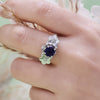Evolvegem "Symbiosis Floral" Sapphire Floral Ring