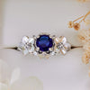 Evolvegem "Symbiosis Floral" Sapphire Floral Ring