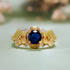 Evolvegem "Symbiosis Floral" Sapphire Floral Ring