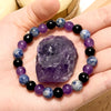 Evolvegem "Dusk Veil" Amethyst Obsidian Sodalite Bracelet