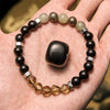 Evolvegem "Oculus Terra" Citrine Obsidian Natural Gem Bracelet