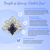 Evolvegem "Celestial Sand" 2Pcs Blue Sandstone Ring Set