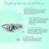 Evolvegem "Verdant Dream" Moss Agate Leaf Wrap Ring