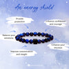 Evolvegem "Shadow Enigma" Cube Lava Stone Bracelet