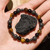 Evolvegem "Volcanic Aura" Calm & Resilience Gesmtone Bracelet