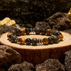 Evolvegem "Volcanic Aura" Calm & Resilience Gesmtone Bracelet