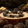Evolvegem "Volcanic Aura" Calm & Resilience Gesmtone Bracelet