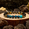 Evolvegem "Terrazure Beads" Enhance Energy Gemstoen Bracelet