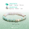 Evolvegem "Serenity Blossom" Amazonite Moonstone Bracelet
