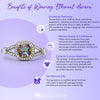 Evolvegem "Ethereal Aurora" Square Alexandrite Ring