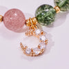 Evolvegem "Rosethorn Meadow" Crescent Charm Stress Relief Bracelet